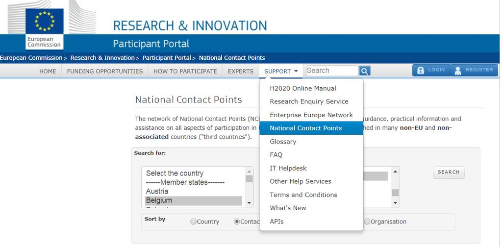 HOW TO find your NCP NB some countries have more