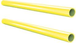 Ready-made Safety Yellow Handrail Kits 3 tube diameters 33.7 mm, 42.4 mm and 48.