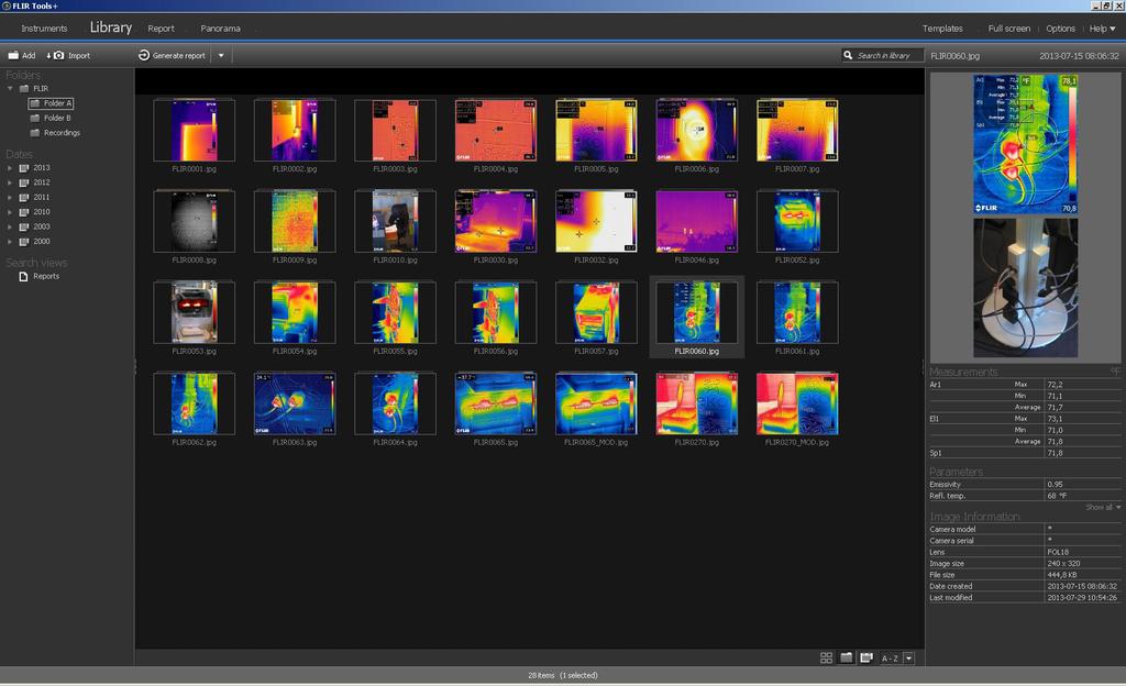 4 Introduction FLIR Tools/Tools+ is a software suite specifically designed to provide an easy way to update your camera and create inspection reports.