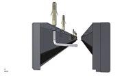 TWO-PARTS GUIDE PROFILE FOR TERRA SYSTEMS WITH MWE SOFT STOP TECHNOLOGY GUIDE PROFILE INSTALLATION OPTIONS, TWO-PARTS WITH MWE SOFT STOP TECHNOLOGY Variant 1: Standard ceiling fastener Variant