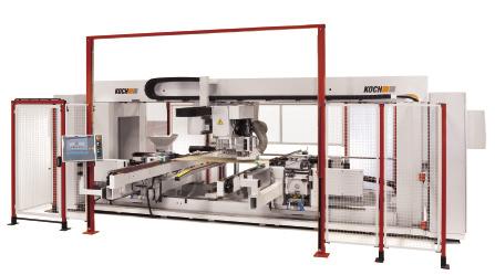 performance machine for the just-in-time manufacturing; double-sided automatic operation for