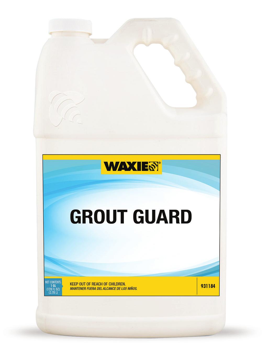 GROUT GUARD PERMANENT PENETRATING GROUT SEALER FOR TILE SURFACES A tough, permanent, high solid, water-borne grout sealer that penetrates deep into grout and repels soil and germs while improving