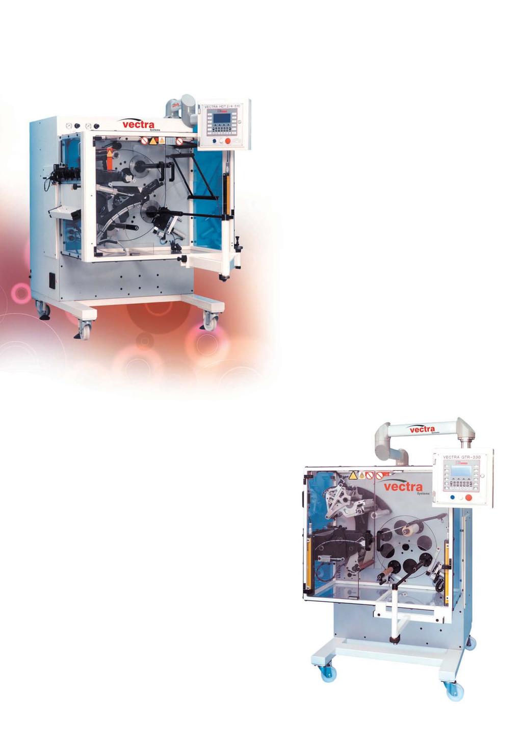 HDTR 330, 410, 510, HD4 2 or 4 spindle turret rewinder for heavy duty / large diameter rewinding The 4 spindle heavy duty Vectra turret rewinder is a semi-automatic machine intended for continuous