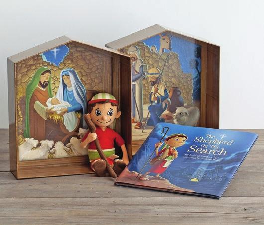 THE SHEPHERD ON THE SEARCH See page 2 for Kit Information Plush characters add extra fun to the Activity Set. The Shepherd on the Search is a fun family tradition that celebrates the birth of Christ!