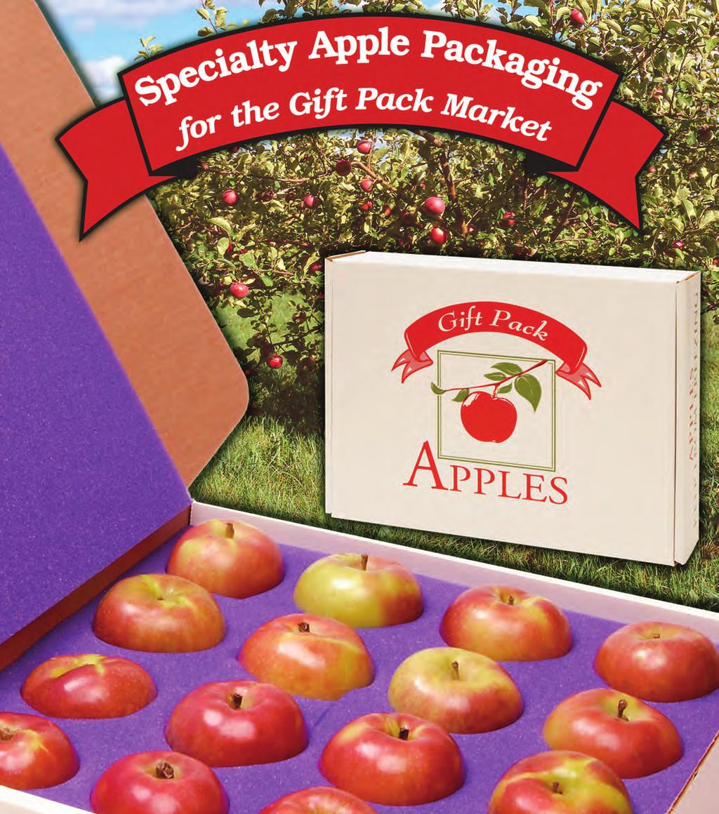 w Apple Gift Packs hold from 6 to 48 apples w Colored soft foam inserts, with removable cutouts