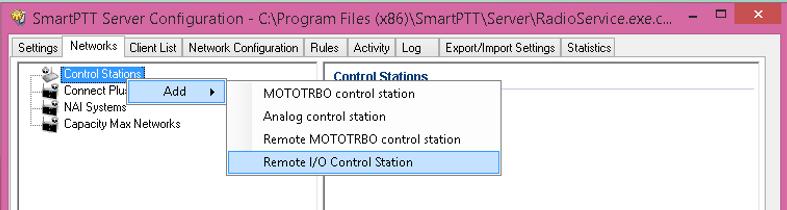 3. SmartPTT Radioserver settings 70 3.4 Interaction with non-mototrbo remote control stations (remote I\O control staition), for SmartPTT 9.