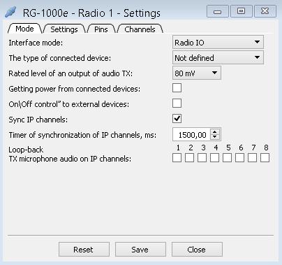 1. RG-1000e Customer Programming Software (RG-1000e CPS) 23 Radio IO mode (for SmartPTT 9.