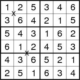 EVEN SUDOKU Shaded cells contain even numbers.