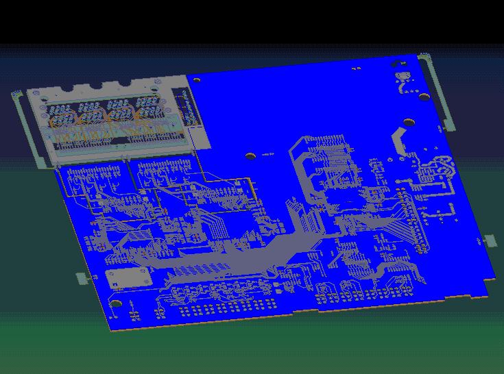 Next step: A real PC board Layers: 6 Nets: 468 210mm