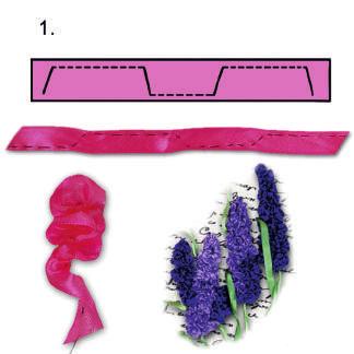To get flowers consisting of petals such as lilacs, we use the diagram.
