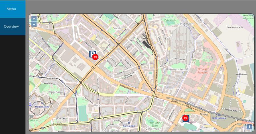 Integrating parking and smart lighting in Helsinki LumiPark APP API