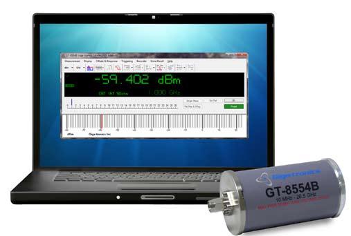 Measurement Speed GT-8554B 2000 Reading/second typical Video Bandwidth GT-8554B 100 Hz typical General USB Voltage USB Power 2 +4.5 Volts to +5.