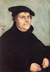 Lucas (the Elder) Cranach, Portrait of Martin Luther 1543, Panel, Germanisches Nationalmuseum, Nuremberg Protestantism Rejection of traditional Church doctrine The papacy is the kingdom of the devil: