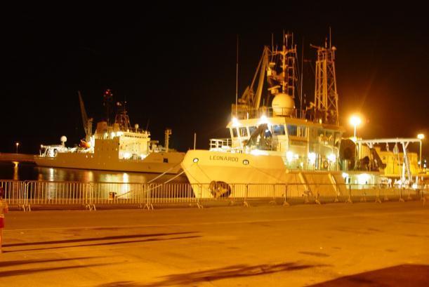 CMRE operates two ships, NRV Alliance, a 93-meter 3,180 ton open-ocean research