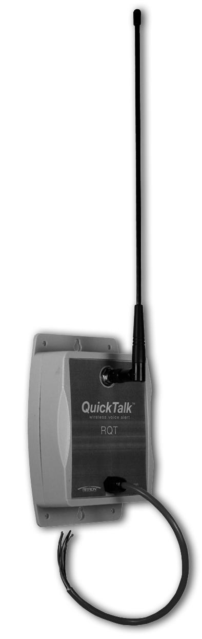 INSTALLING THE QUICK TALK TM Prior to installing the Quick Talk TM transmitter, it is important to verify all radio programming to be certain that you have achieved the operation you desire.