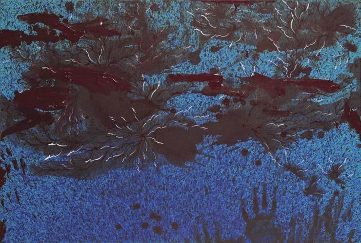 167,6 x 121,9 cm Imran Qureshi, Untitled, 2017,