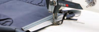 upholstery industry Application: Top-stitching one side of the connection seam of a chair back Parts