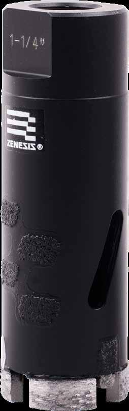 Products - Drilling 15 ZENESIS Dry Core Bits Our 3rd generation ZENESIS