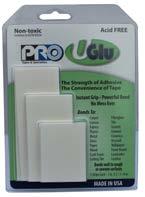 UGlu 200 Strips Family Pack UGlu 300 Power Patch UGlu 200 Strips Family Pack features 20mil rubber based mounting adhesive strips with three different sizes