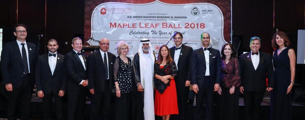 Maple Leaf Ball 2019 The Canadian Business Council (CBC) Abu Dhabi will host the Maple Leaf Ball (MLB) 2019. This event celebrates the distinguished Canadian and U.A.E.