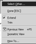 Sketch Tools Modify Tools Our next section contains tools used to modify sketches: Extend, Trim, Move, and Rotate. Extend The extend tool works differently than in AutoCAD.