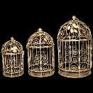 Sizes Bird Cages- Gold