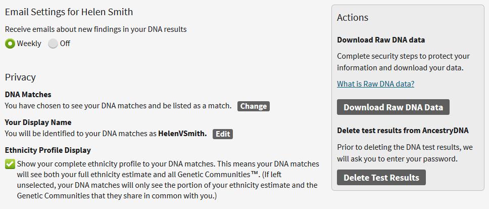 Further down that page is where you can invite some to view or perform another role on your DNA.