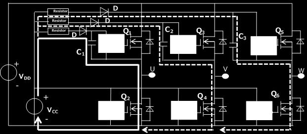 Figure 5.16 Charge pump Bootstrap circuit In Figure 5.