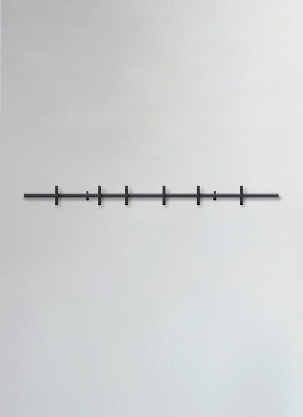 Name Coat Rack Dimensions: Small: (W x H) 400 mm x 80 mm Large: (W x H) 700 mm x