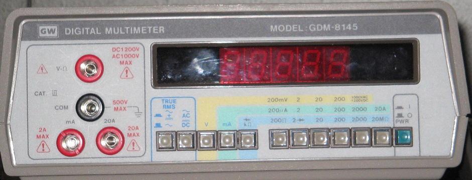 4. Digital Multimeter The digital multimeter (DMM) is a multipurpose measuring instrument that can be used, depending on the selected mode of operation, as a DC or AC voltmeter (DVM), as a DC or AC