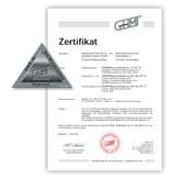 Measurements and certificates from the accredited test laboratory GHMT prove the excellent electrical characteristics of the system.