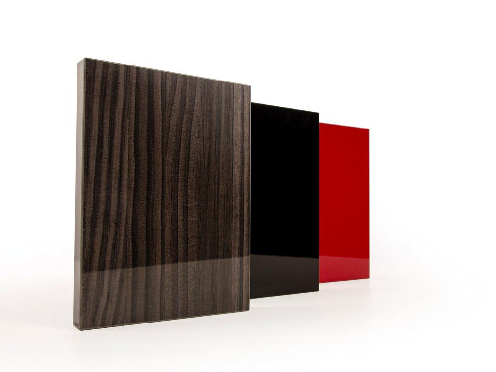PANELS EXCEPTIONAL QUALITY Our Soho collection is a range of extremely durable UV lacquered high gloss panels.