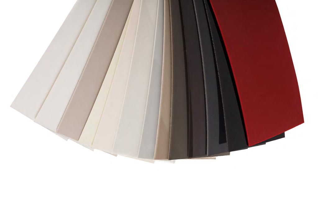 EDGE TAPES MATCHING EDGE TAPE AVAILABLE ON ALL PANELS Schenk offers matching high gloss edge tapes that are colour, texture, and pattern matched creating a visually appealing design that perfectly
