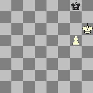 After each side made a move It s now Black s turn In the above diagram, the black king moved to the left and the white