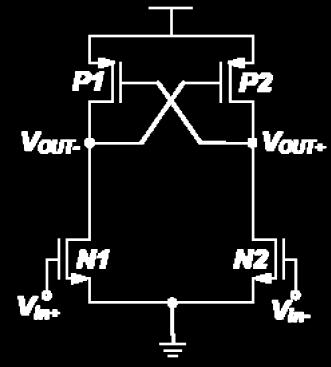 Fig. 7: Current controlled delay cell The Single-end signal ring VCO is simple and easy to design, but when it is integrated with other applications, the VCO output is affected by the other circuits,