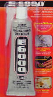 5 oz E6000 DISC Industrial strength craft adhesive 1299 $3.