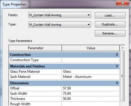 Frame Rail Terminate by clicking on OK. Insert a frame at opposite end of the unit. Again, highlight the glass.