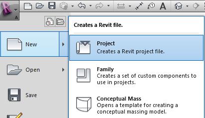 Start a new project Before you start: Download the template here: https://dl.dropboxusercontent.com/u/2601858/revit/1%20sem%20a14%20via_architectural_te mplate_2015_uk_aug_14.