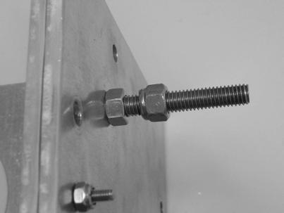 3/8-16 x 4 SS Full-Thread Bolt through the two plates as seen n Pcture 1 & Pcture