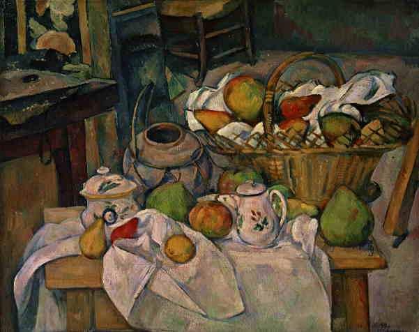 Still Life With a Basket (Kitchen Table) c.