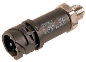(continued) OPTIONL PRS PRESSURE SENSOR Variable Displacement xial Piston Tandem Pump TPVTC TECHNICL FETURES Pressure range: 0-60 MPa Over pressure, max permitted: 120 MPa urst pressure: 240 MPa