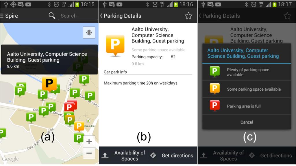 MCS APPLICATIONS Smart Parking takes advantage of IoT and mobile devices to find car parks based on the availability,
