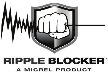 MIC9431 2mA LDO with Ripple Blocker Technology General Description The MIC9431 Ripple Blocker is a monolithic integrated circuit that provides low-frequency ripple attenuation (switching noise