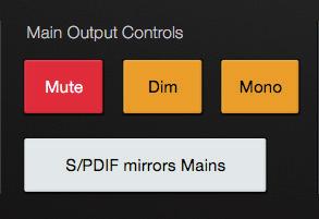Other analog outputs pairs can be added. Power User Tip: The volume of any output pair will jump to 0 db when it is unassigned from the Main Knob.