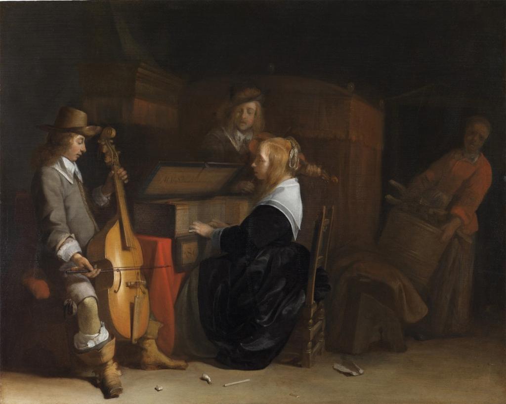 ca. 1642 44 Gerard ter Borch the Younger (Zwolle 1617 1681 Deventer) oil on panel 33 x 41.