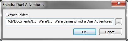 2 Installation Download the Shindra Duel Adventures ENG.exe file from the L.J. Ware website and install the software on your computer system. 1. Make sure the Shindra Duel Adventures ENG.