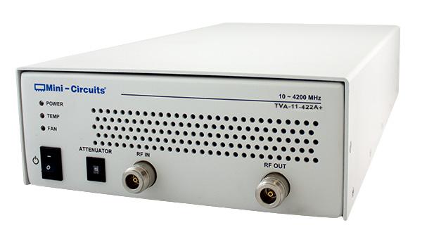 Coaxial RF Instrument Amplifier Ω 10 to 4200 MHz The Big Deal Wideband, 10 to 4200 MHz High gain, 39 db Excellent gain flatness, ±1.