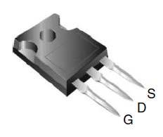 MOSFET and Heat Sink IRFP460A N-Type Power MOSFET Drain-Source