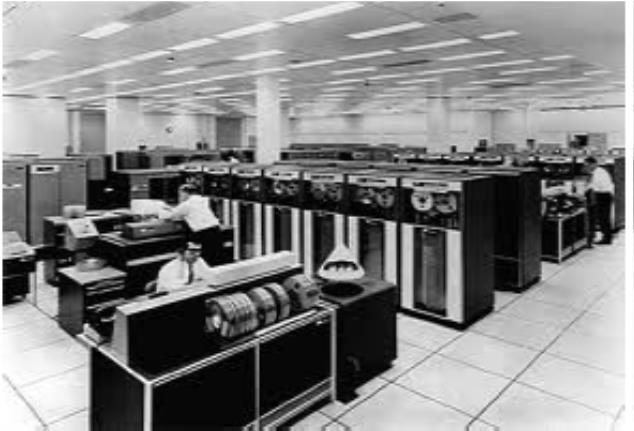 Computing Evolution Mainframe computing (60 s-70 s) Large computers to execute