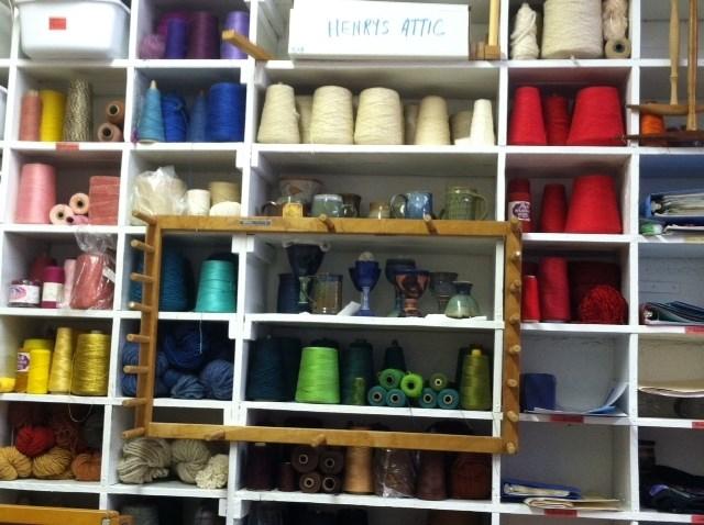 Check Out All the New Fibers You may have noticed all the new cones and skeins on our shelves in the studio.